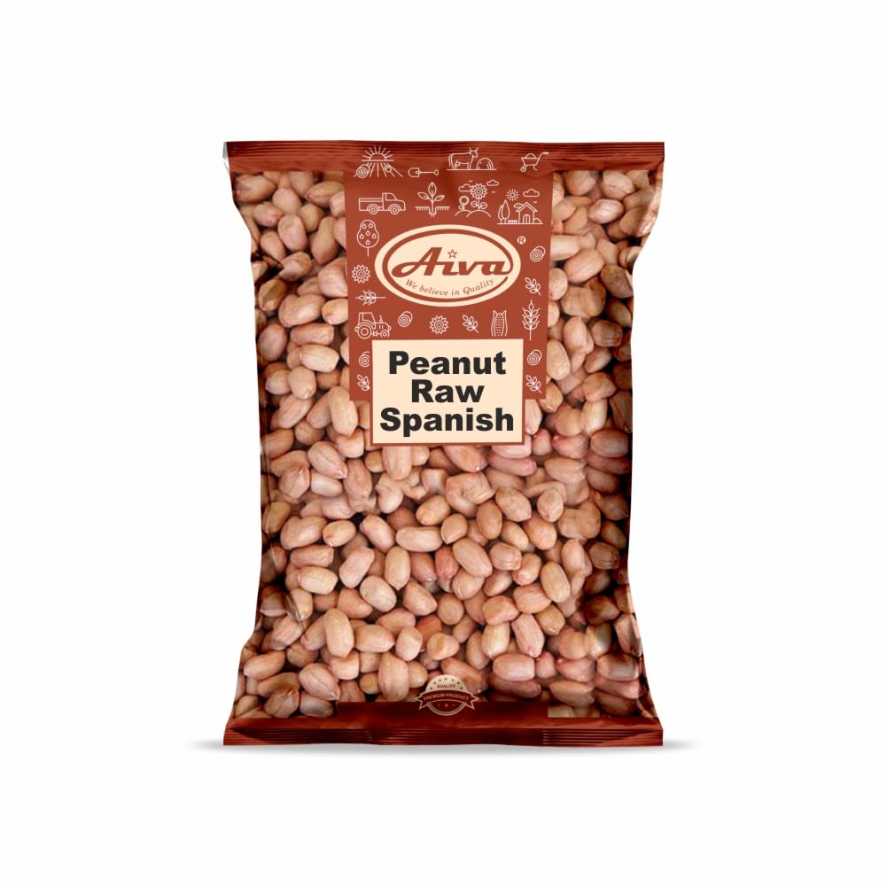 Aiva Raw Spanish Peanuts - Premium Quality for Cooking & Snacking