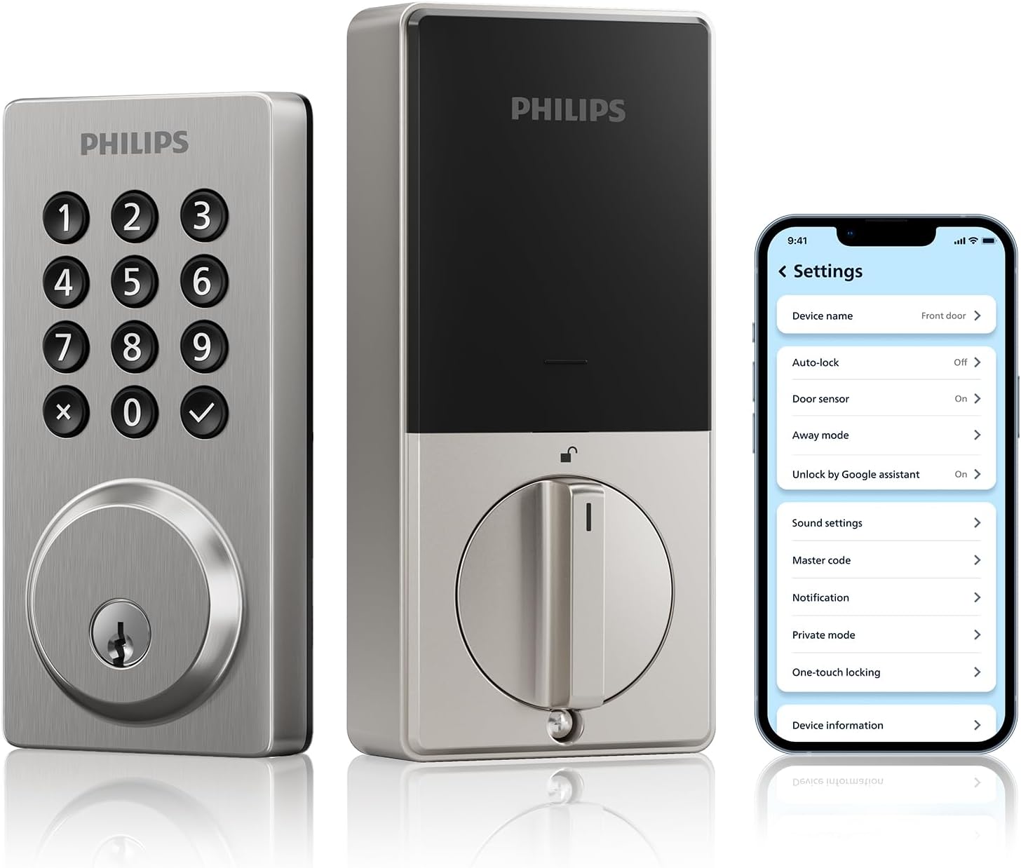 Philips Smart Lock with Built-in WiFi for Keyless Entry Security