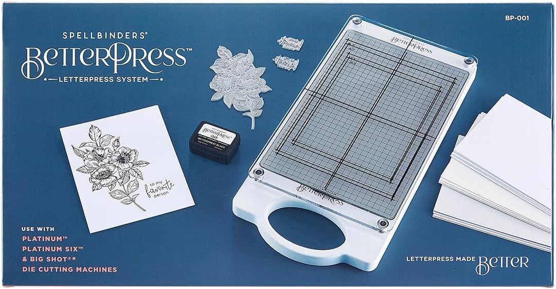 Spellbinders BetterPress Letterpress Machine for Cardmaking