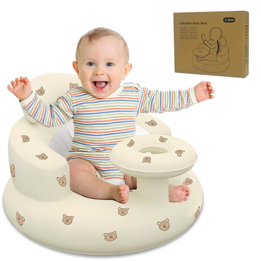 HitTopss Baby Floor Chair - Built-in Air Pump & Back Support