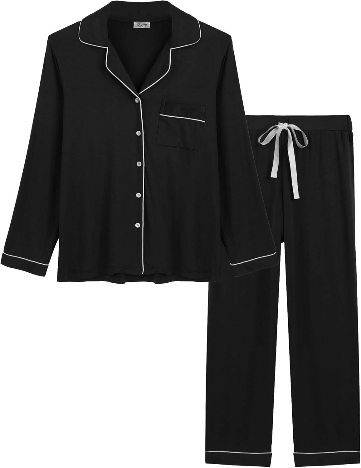 Joyaria Womens Bamboo Viscose Pajama Sets for Comfortable Sleep