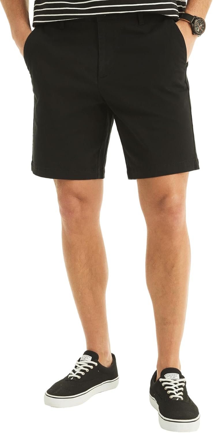 Nautica Mens 8.5in Deck Short - Classic Clipper Fit for Comfort