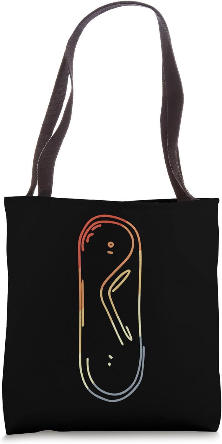 Alpine Snowboarding Tote: Vintage Style
