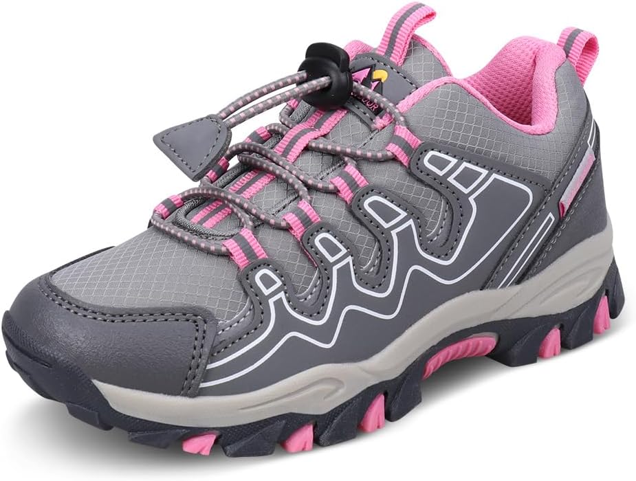 UOVO Kids Waterproof Hiking Shoes - Non-Slip & Lightweight
