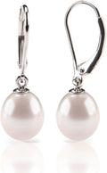 Handpicked AAA+ Freshwater Cultured Pearl Leverback Earrings