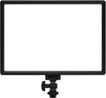 RALENO LED Video Light White Camera Light - Soft, Adjustable Fill