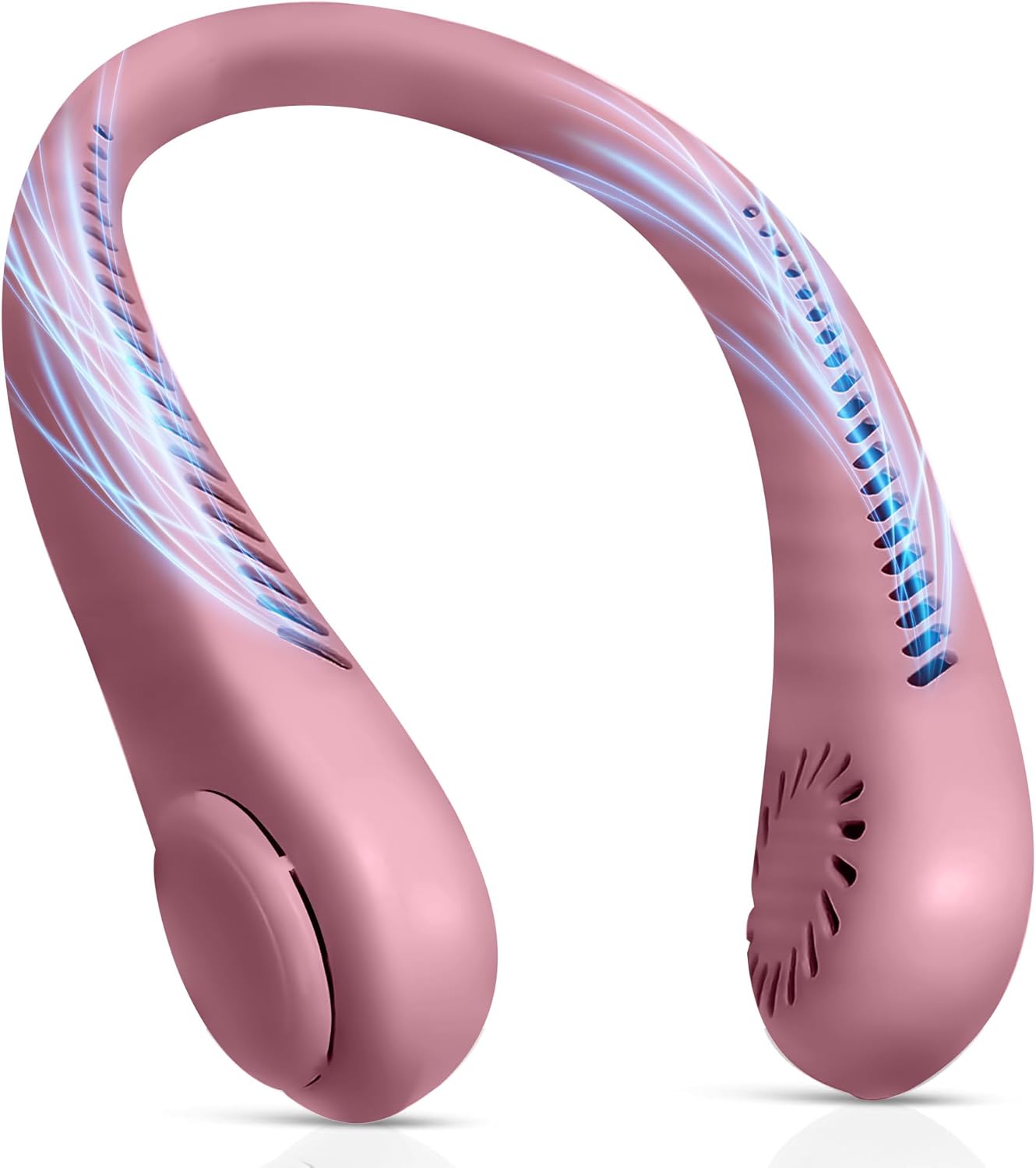 Portable Cold Air Neck Fan - 3 Speed, Rechargeable, Headphone Design! 