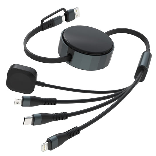 4-in-1 Retractable Apple Watch Charger - Bawanfa Plus