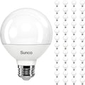 G25 LED Light Bulbs 48 Pack - High Output Dimmable Vanity Bulbs