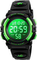 Boys Digital Sports Watch for Kids - Waterproof Multi-Function