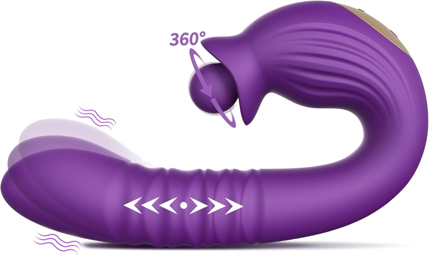 Tracy's Dog Thrusting Vibrator - 4 in 1 G Spot Clitoral Toy