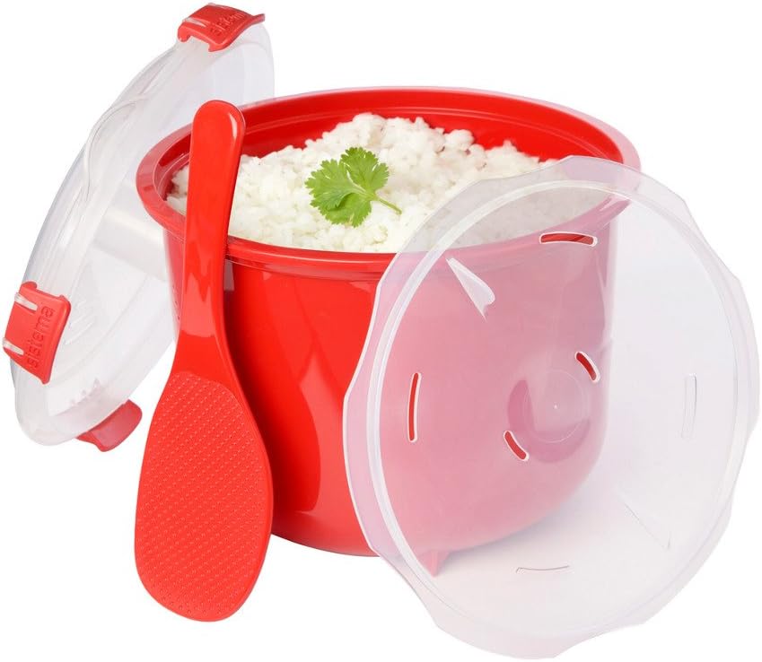 Sistema Red Rice Cooker, 87.2 oz./2.6 L: Microwave Magic!