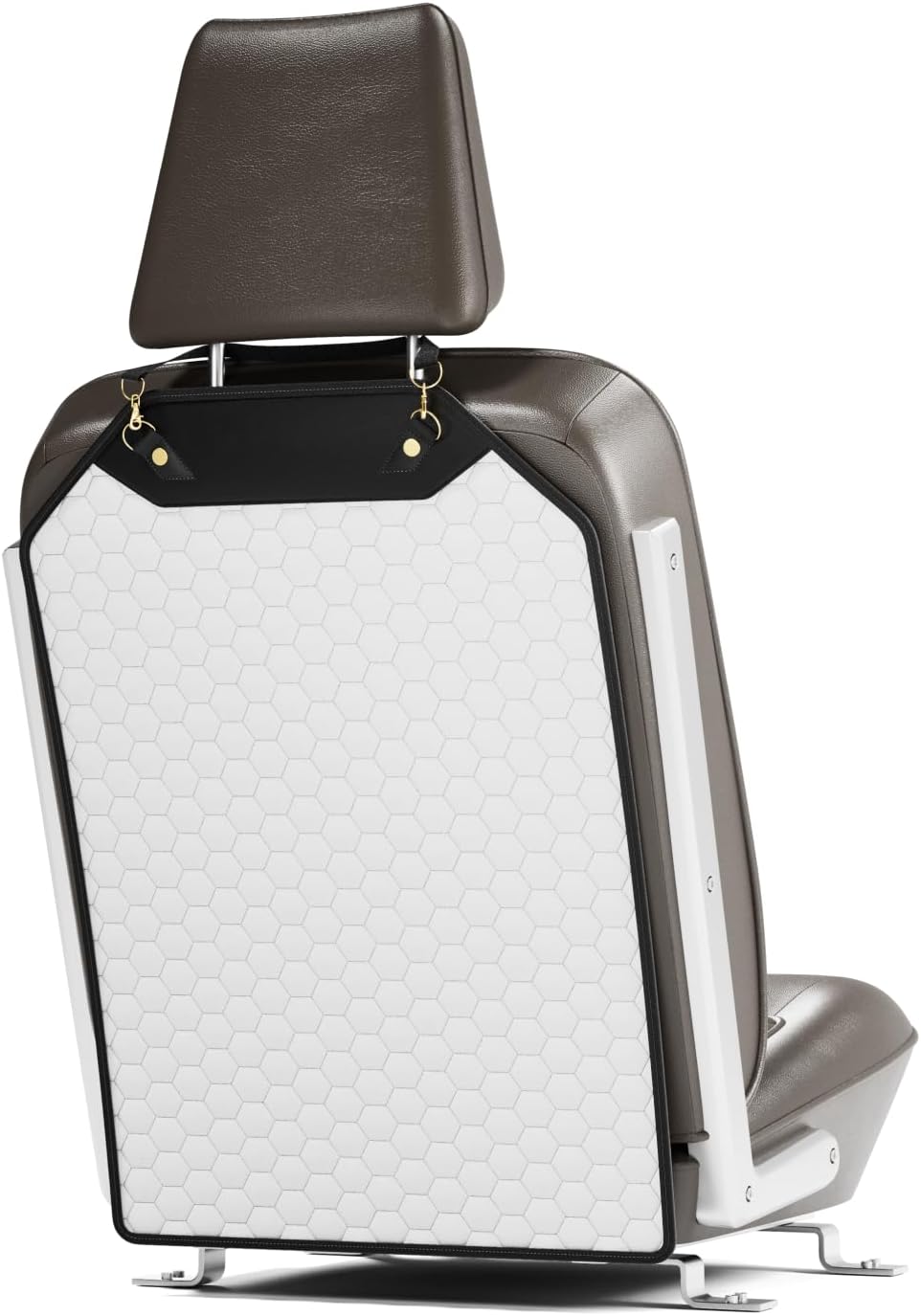 Car Kick Mat - Luxury Eco-Leather Back Seat Protector for Kids