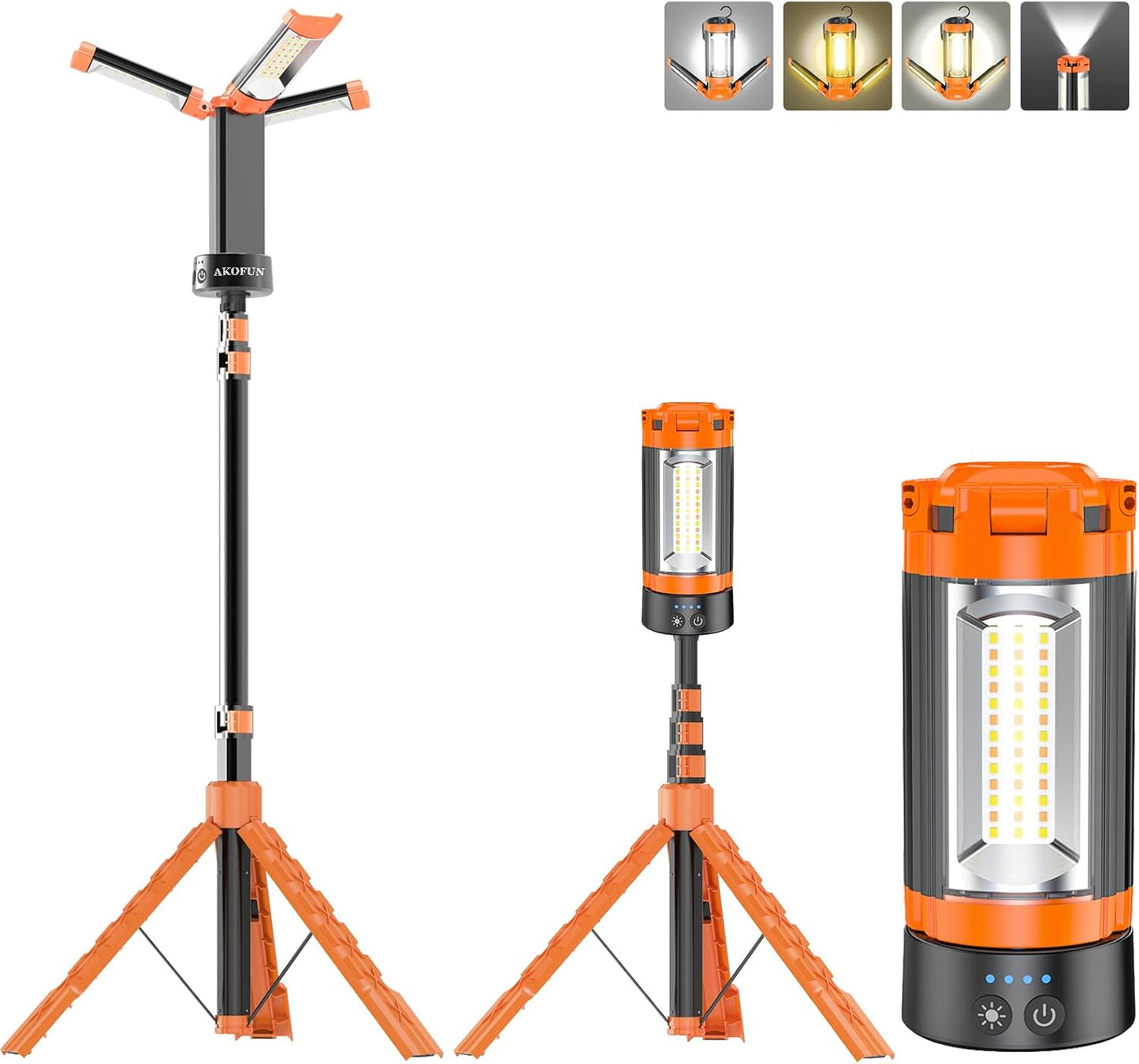 12000mAh Camping Light with Stand for Outdoor Adventures