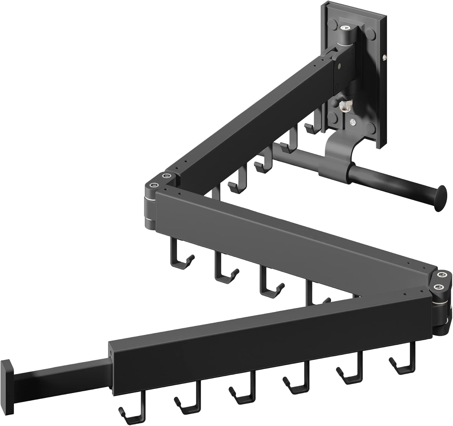 Wall Mounted Clothes Hanger for Space Saving Drying Rack