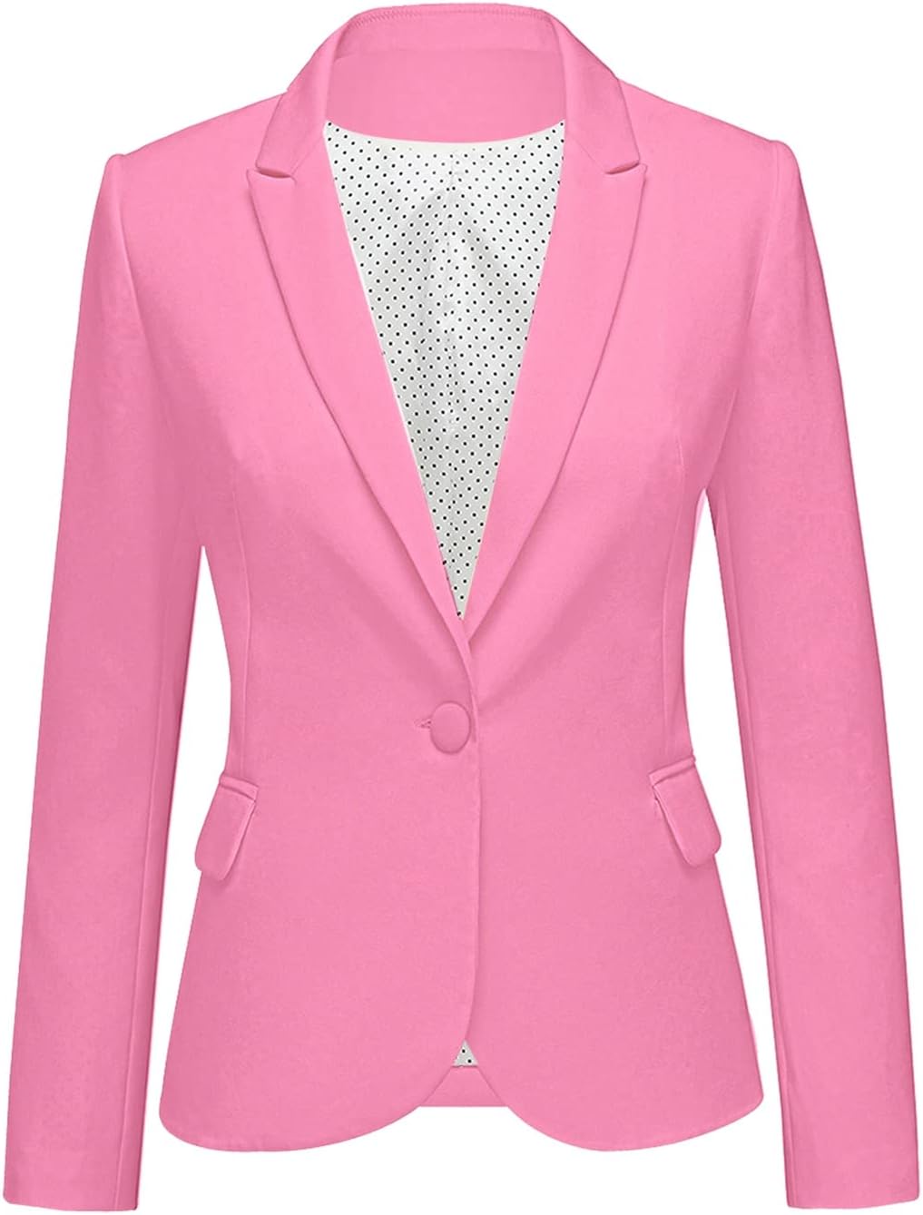 Luvamia Women's Long Sleeve Formal Notch Lapel Blazer Jacket