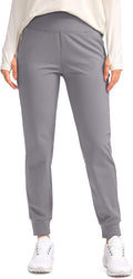 Fleece Lined Joggers for Women High Waisted Thermal Sweatpants - Water
