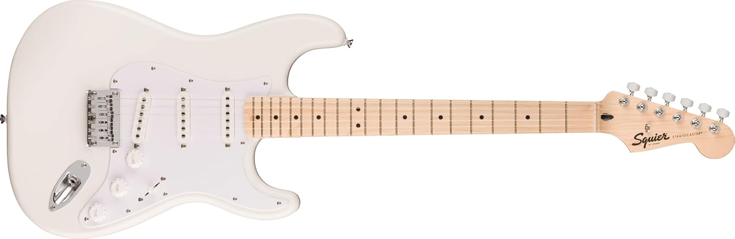 Fender Squire Sonic Strat: Pure Arctic White Tone