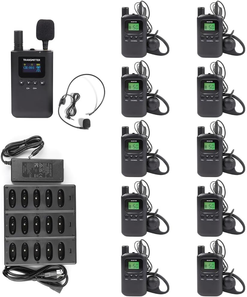 AGJ Wireless Tour Guide System for Training and Group Tours