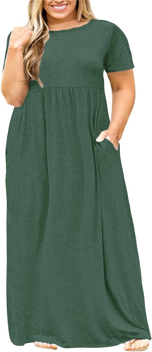 Plus Size Maxi Dresses for Curvy Women - Casual Summer Style