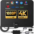 WGGE Smart Amplified HD TV Antenna - Long Range, 4K1080p Support