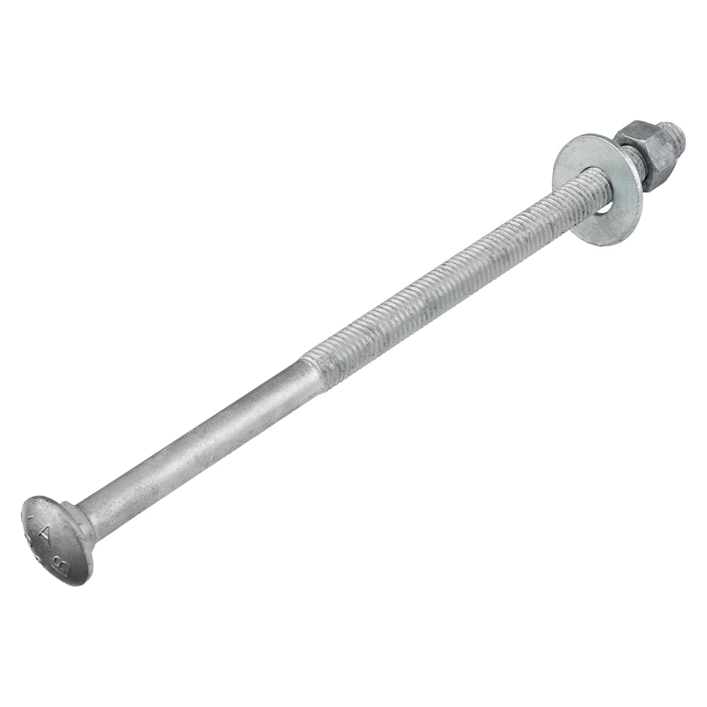 3/8 x 10 Galvanized Carriage Bolt Kit for Heavy Duty Use