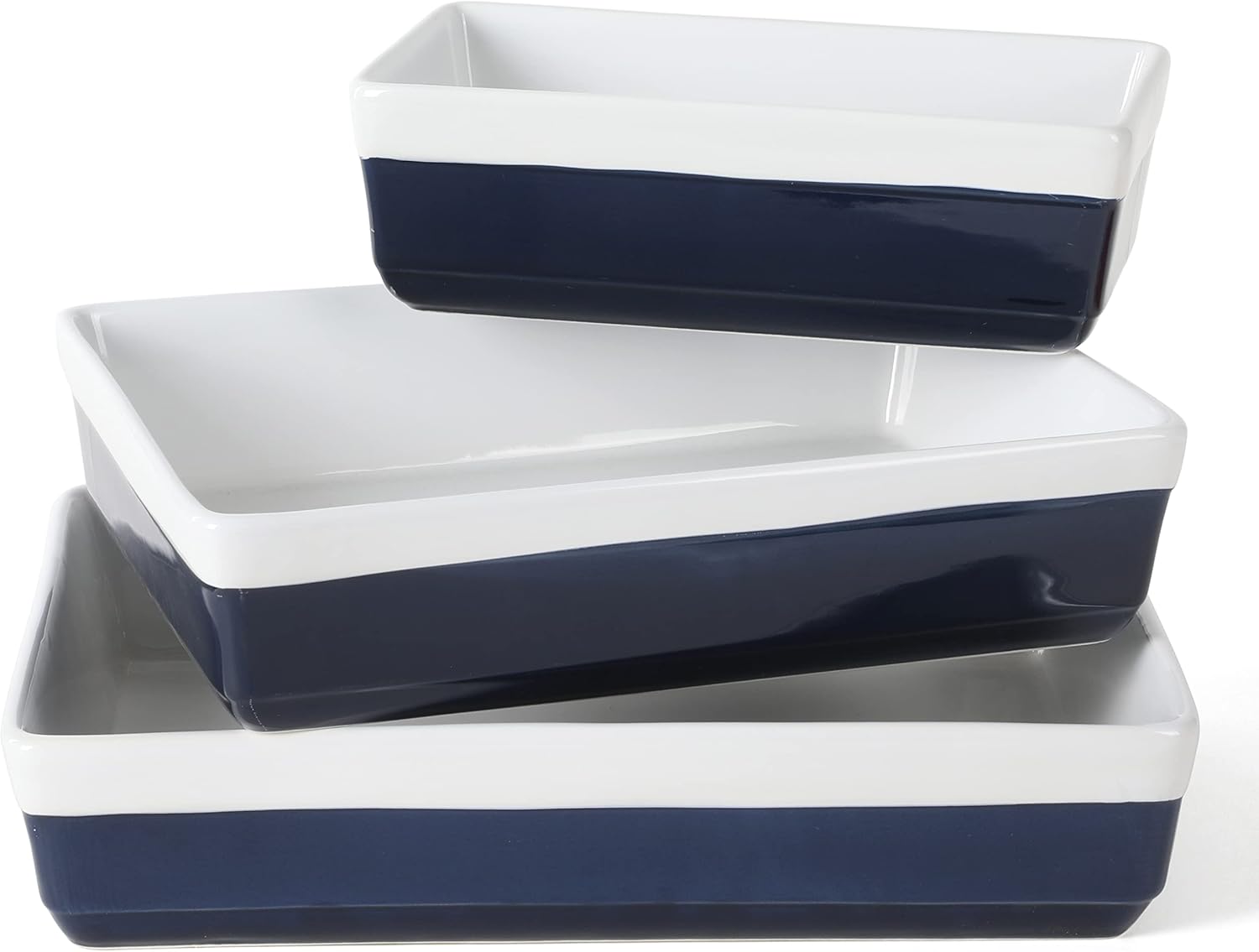 Martha Stewart 3-Piece Stoneware Bakeware Set for Every Kitchen