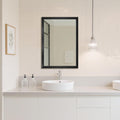 Ruomeng Rectangular Wall Mirror 24in x 36in - Clear Reflection, Easy