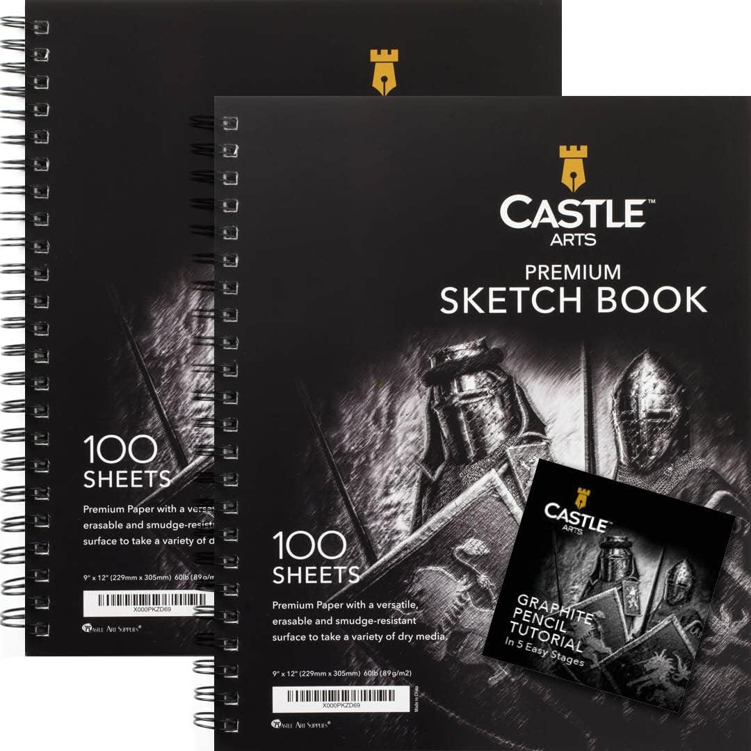 Premium Sketch Books for Artists - Double Sketch Pad Pack