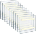Acrylic Wall Frame 5.5in x 5.5in Pack of 10 - Clear Floating Sign