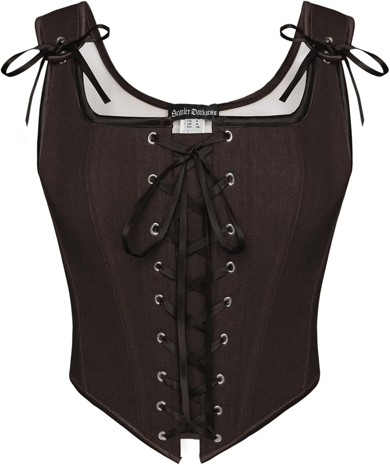 Renaissance Corset Tops for Women - Vintage Lace Up Overbust