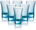 6-Piece Gradient Blue Shot Glass Set - Ideal for Spirits!