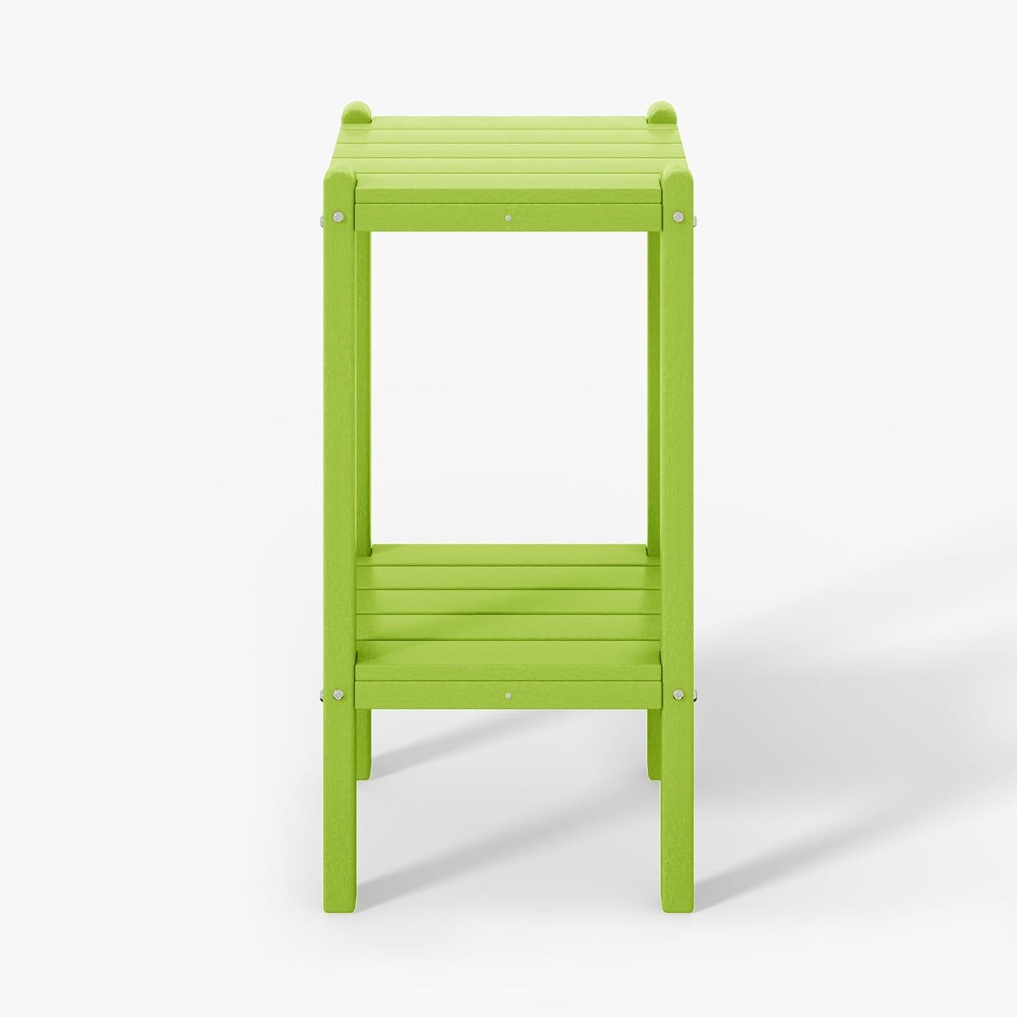 Malibu 36in Outdoor Adirondack HDPE 2-Tier Patio Side Table
