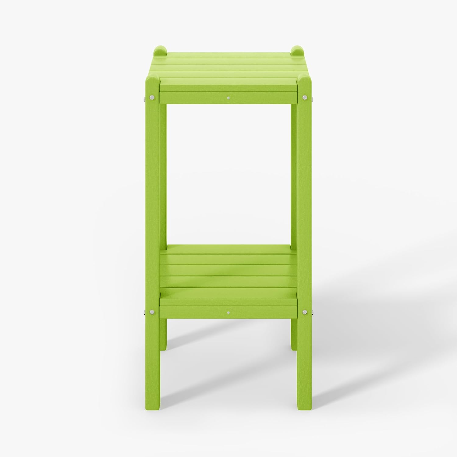 Malibu 36in Outdoor Adirondack HDPE 2-Tier Patio Side Table