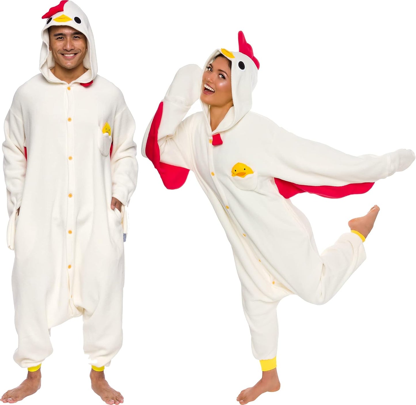 Funziez! Adult Onesie Costume for Halloween - Plush Dinosaur Shark