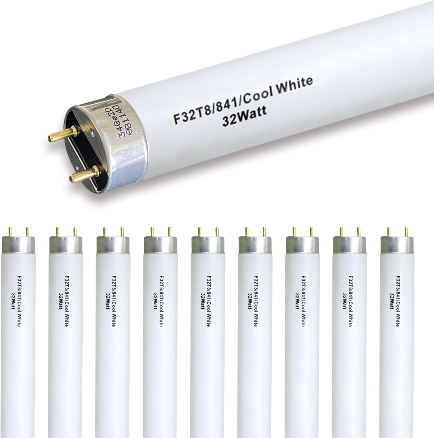 F32T8/841 T8 32W 48in Fluorescent Light Bulb - 10 Pack