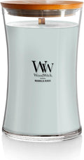 WoodWick Large Hourglass Candle Magnolia Birch for Cozy Ambiance