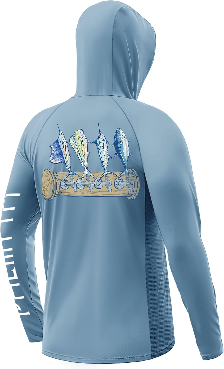 Palmyth Mens Fishing Shirts with UV Protection and Gaiter