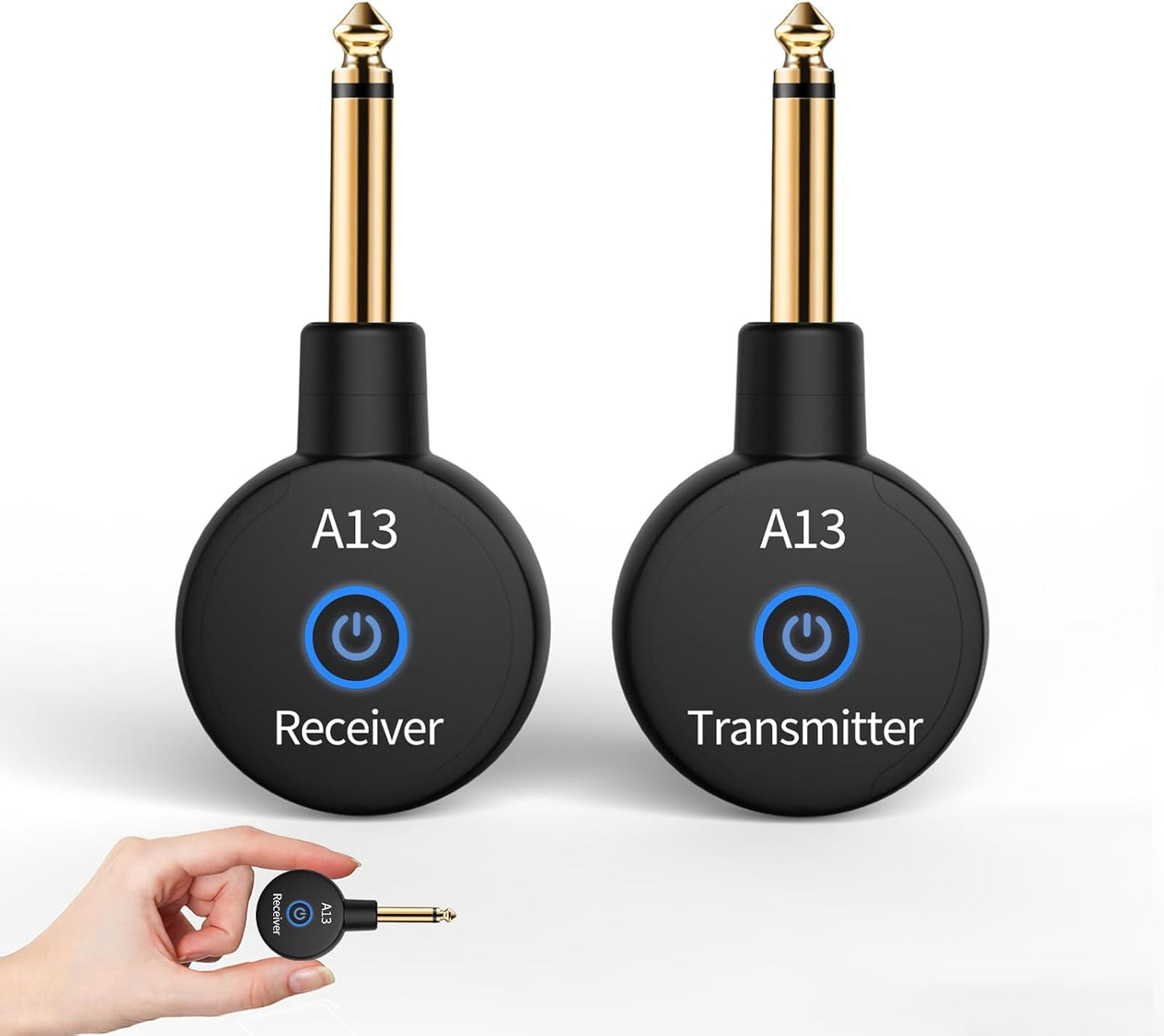 Wireless Guitar System | No Latency, 100ft Range, Rechargeable Battery