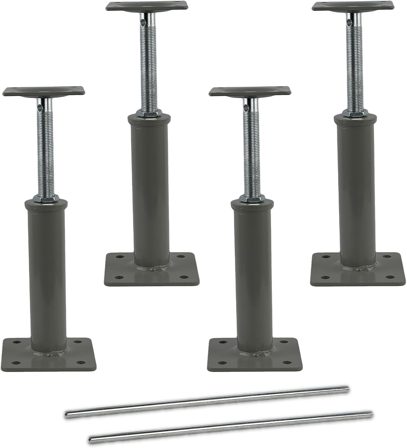 4 Pack Heavy Duty Adjustable Floor Jacks for Structural Support