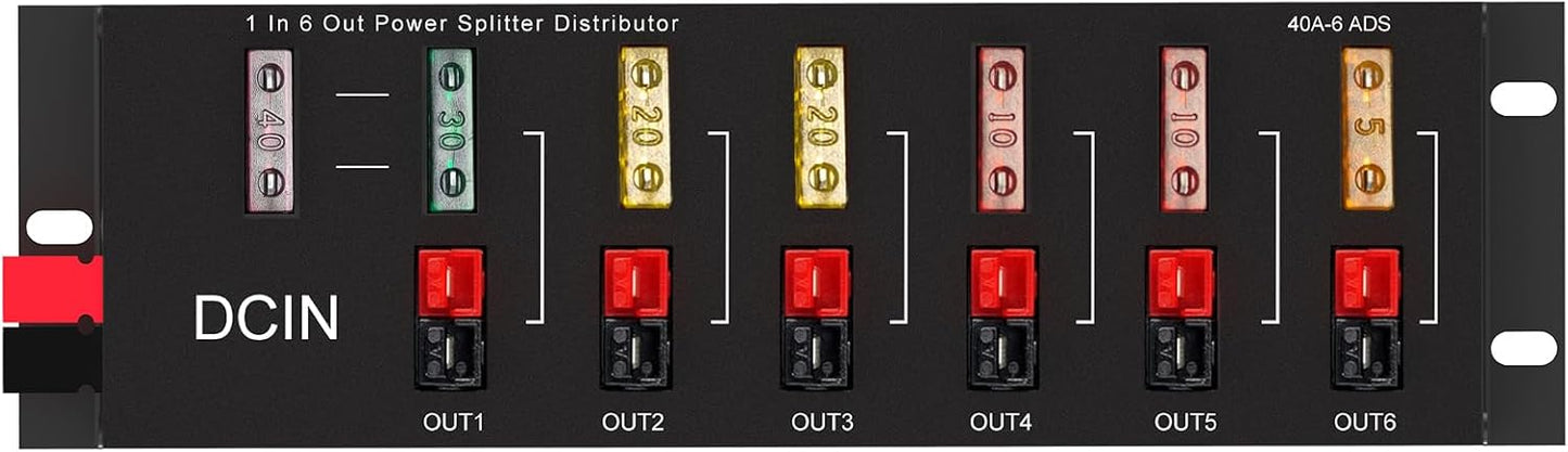 1 in 6 Connector Power Divider Power Board for Efficient Use