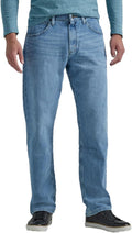 Men's Relaxed Fit Flex Jeans - Classic 5-Pocket Denim