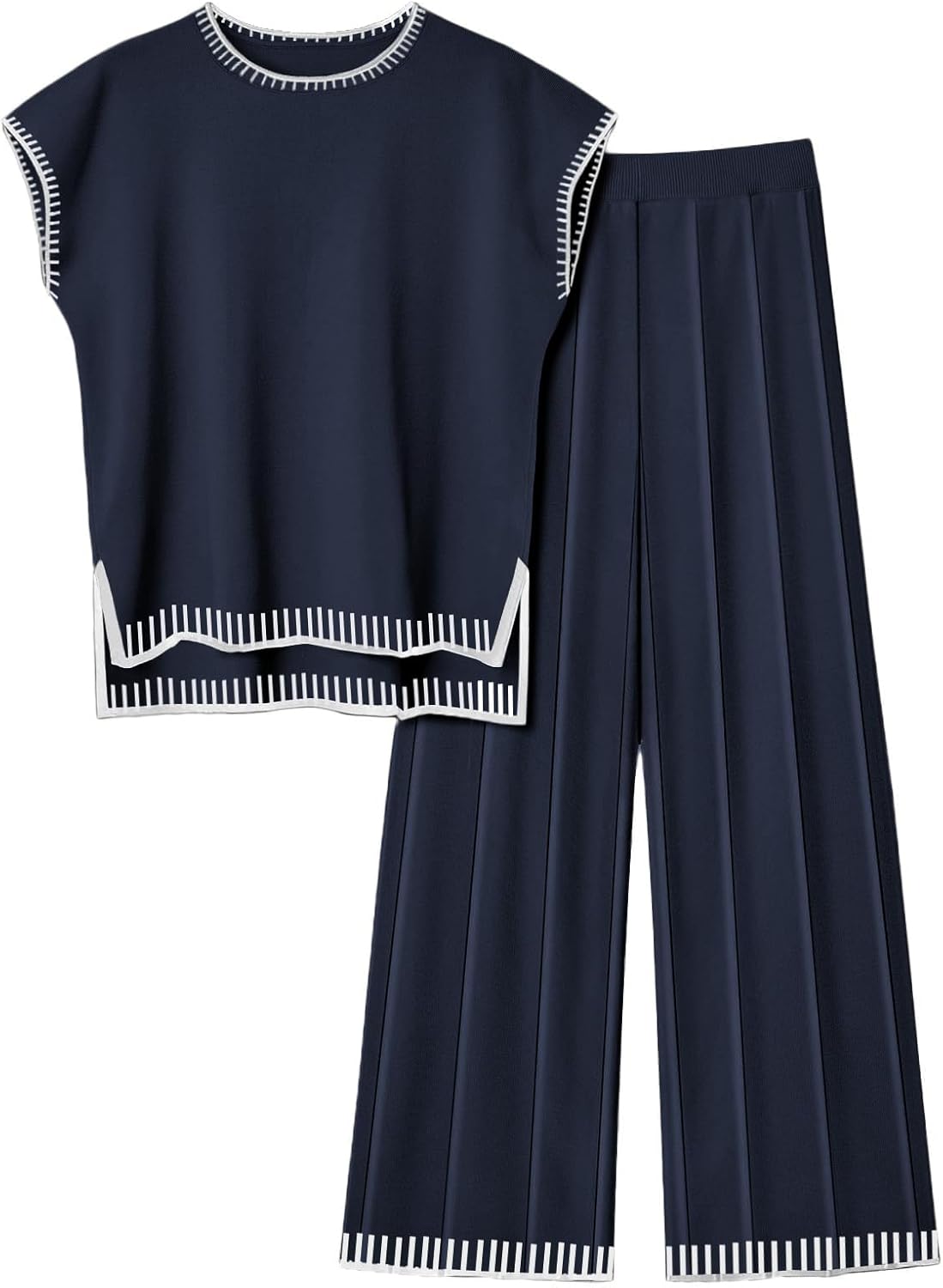Ekouaer Womens Matching Sets Knit Sweater Sets for All Occasions