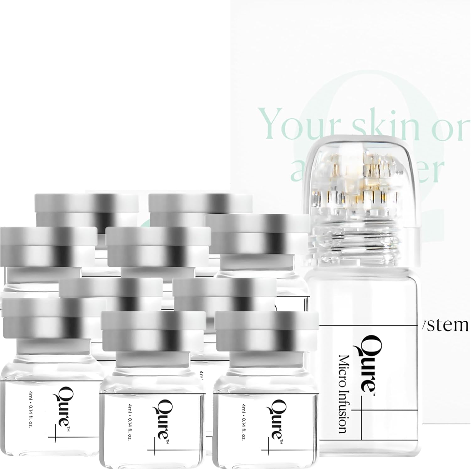 Qure Micro Infusion System for Face & Neck - Hydrating Serum