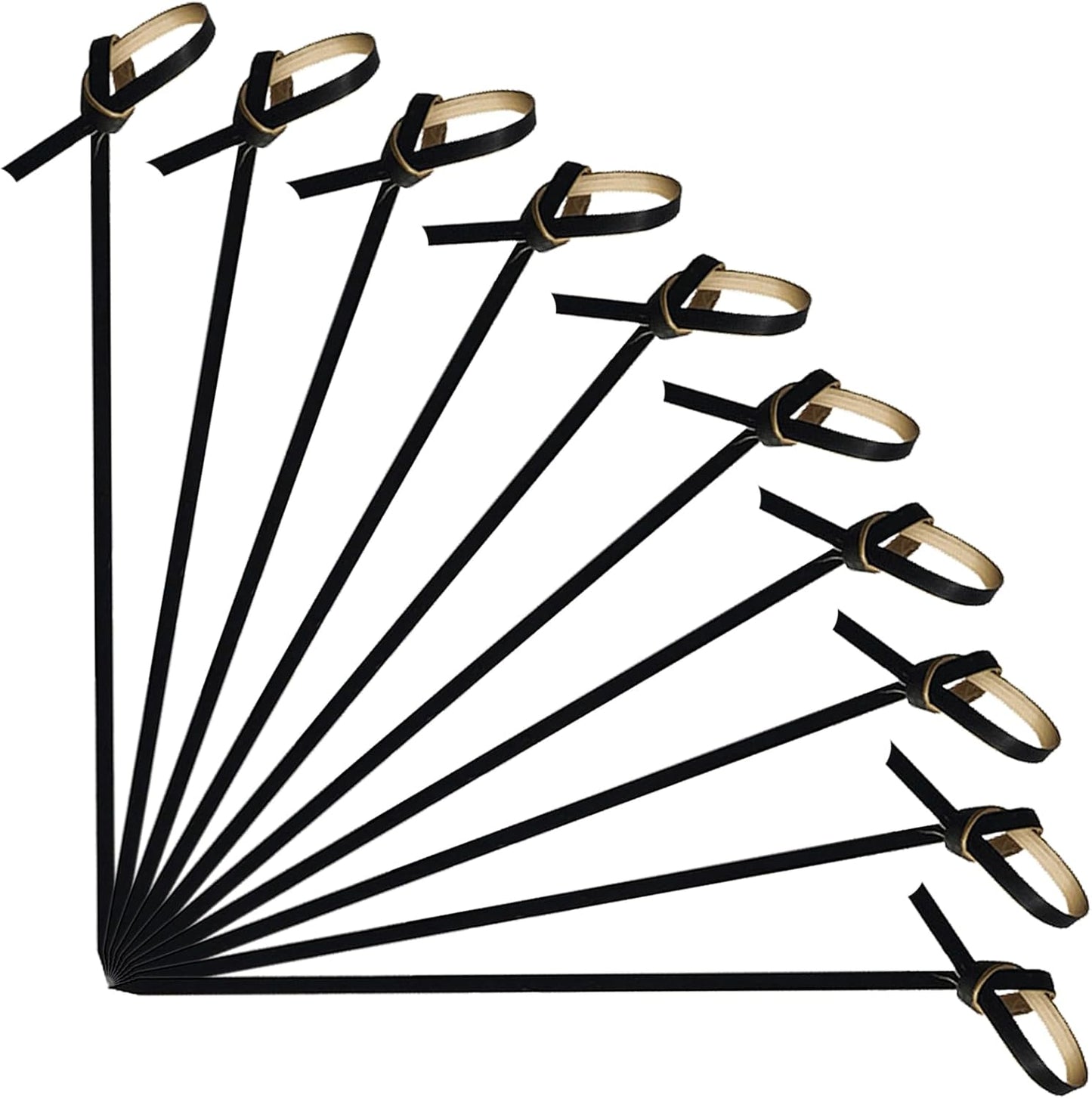 Fancy Bamboo Knot Cocktail Picks - 100 Count