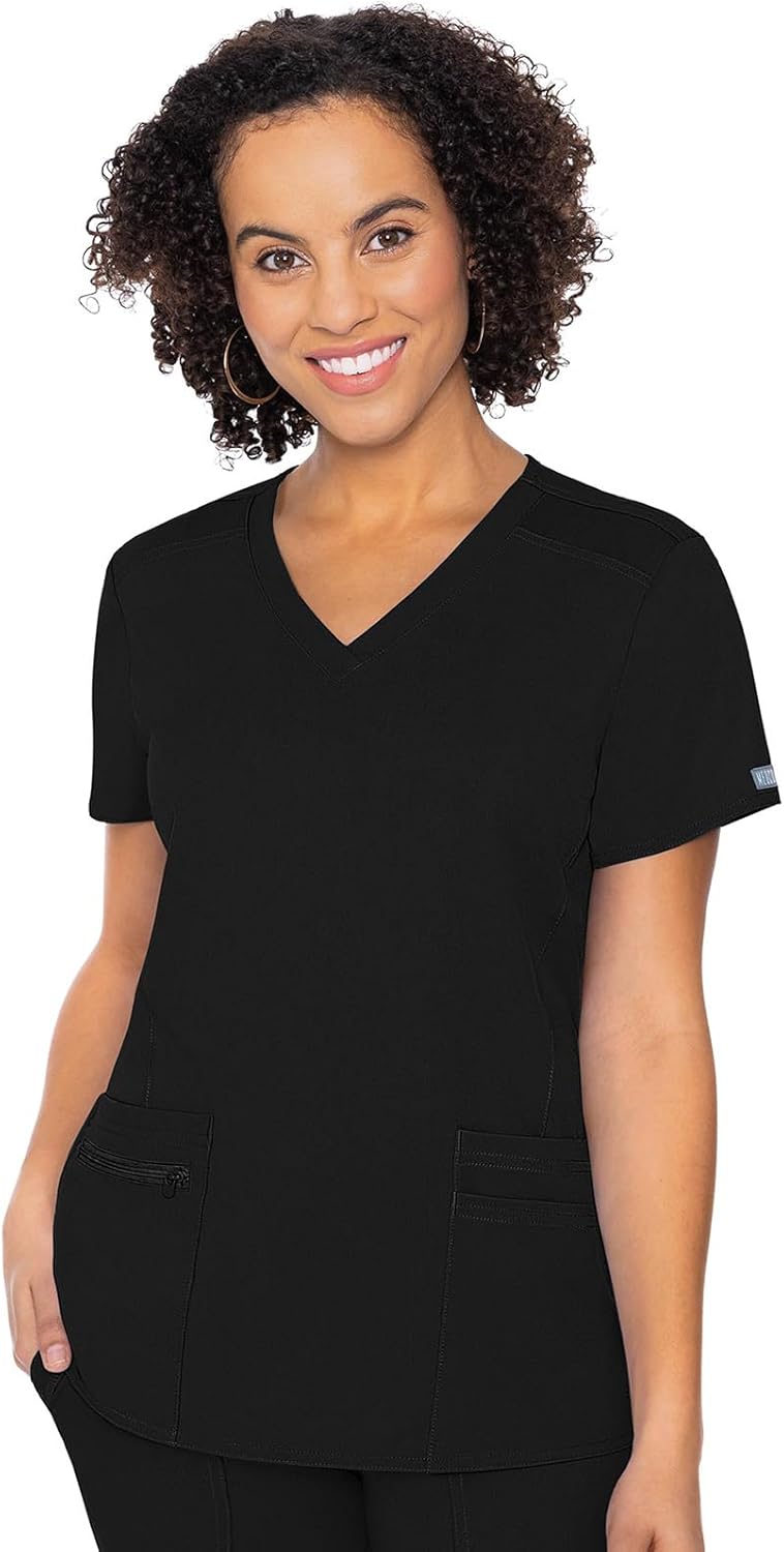 Med Couture Scrub Top for Women - Stylish and Functional Design