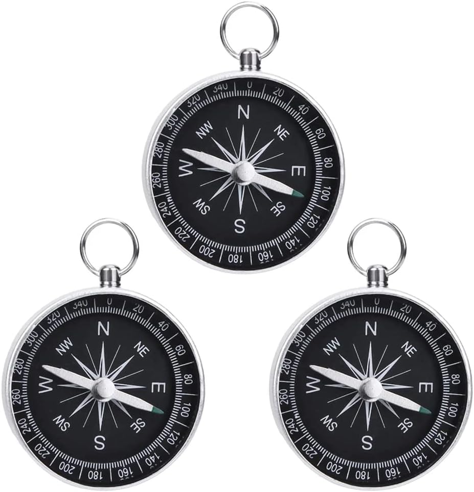 Compact Portable Survival Compass Set