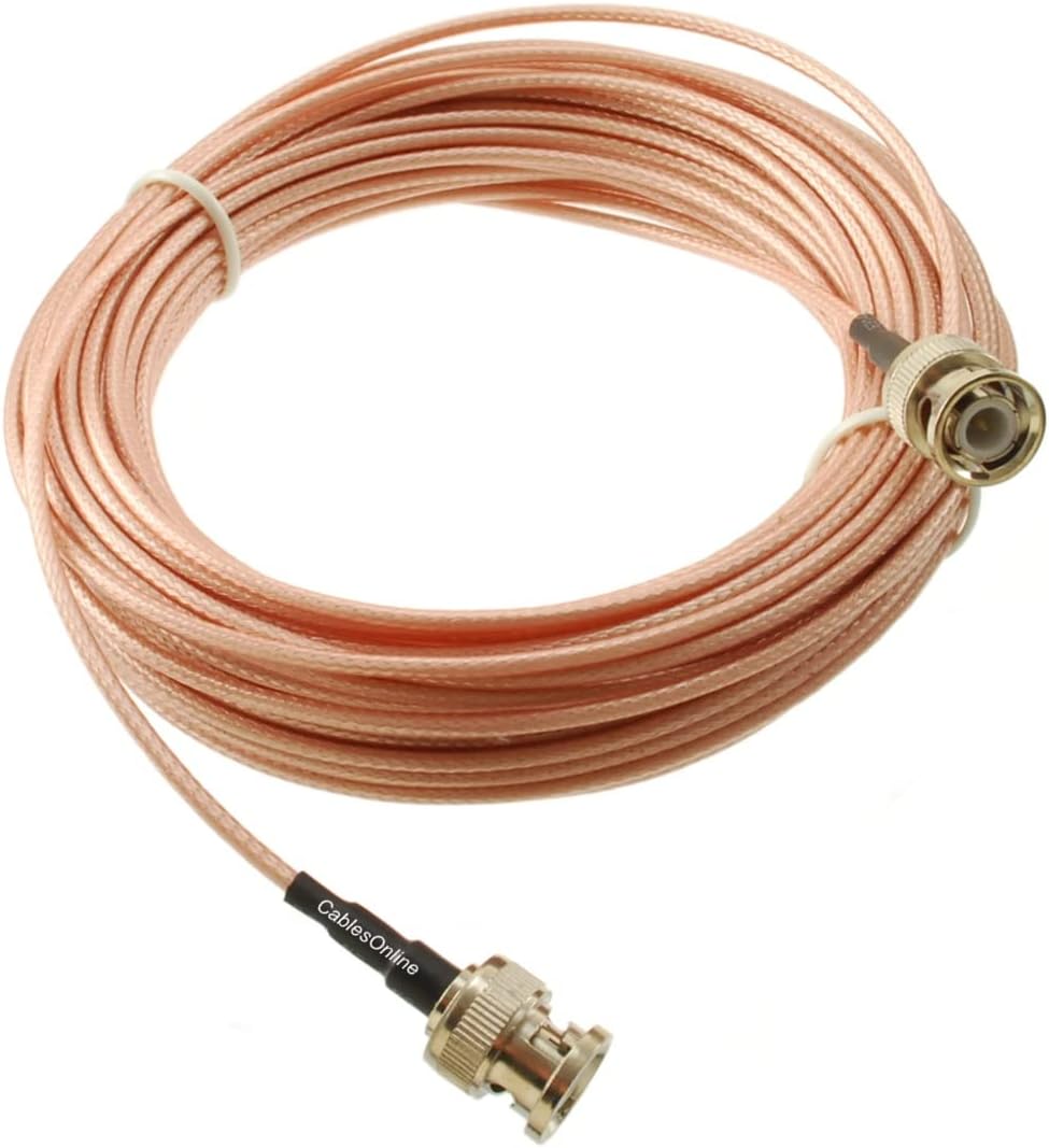 50-feet BNC Male to BNC Male RG316 Low Loss Coaxial Cable Review