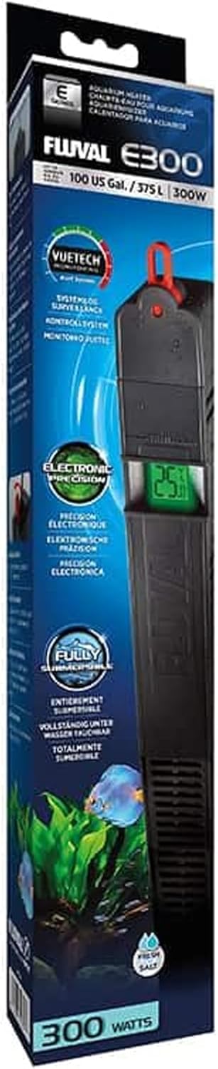 Fluval 300W Electronic Heater - Precise Temperature Control