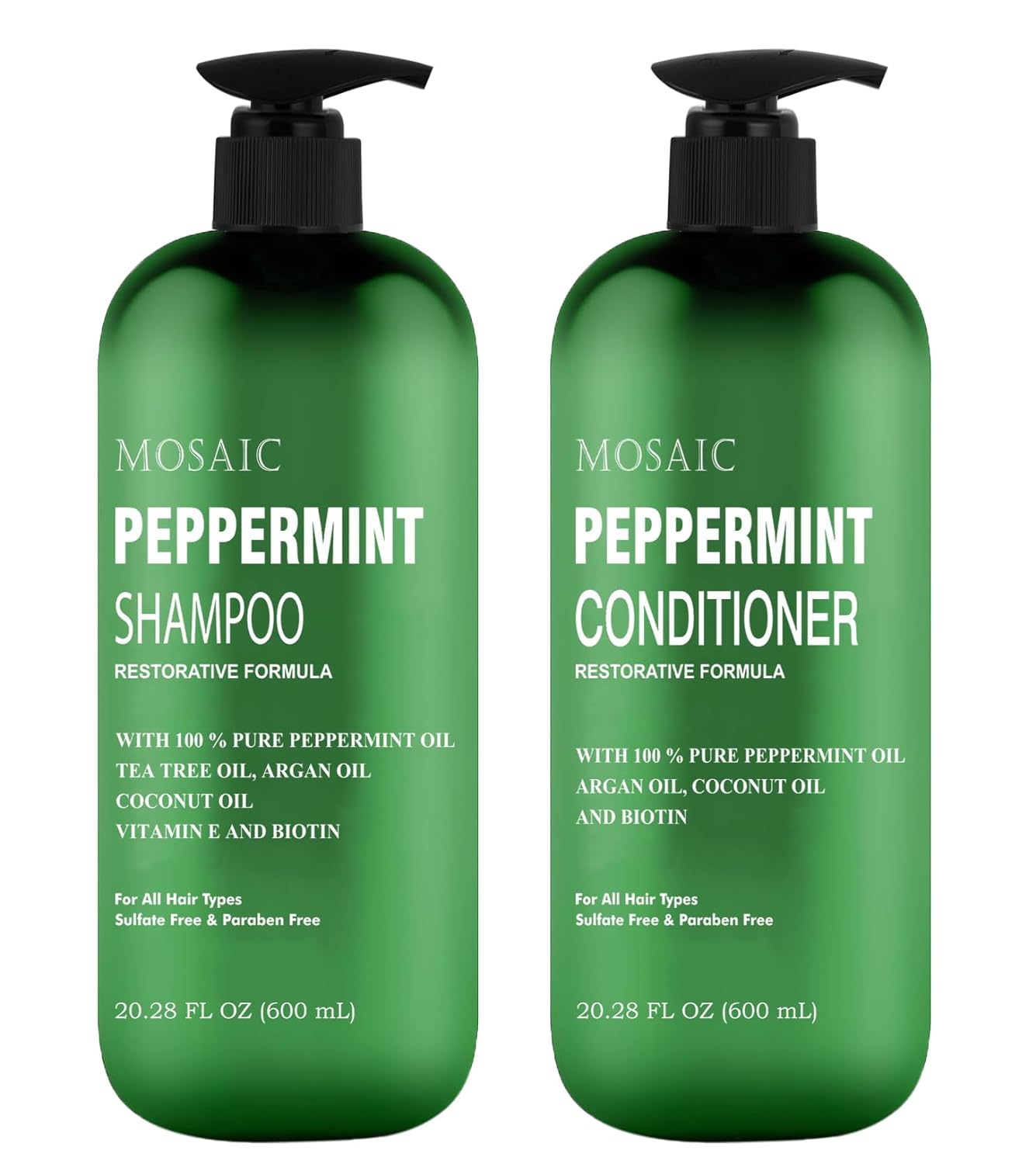 Peppermint Hair Growth Set - Thickens & Stops Hair Loss